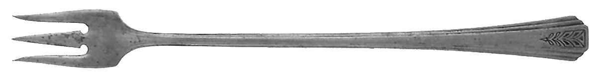 Clarion (Silverplate, 1931) Cocktail/Seafood Fork by Oneida Silver-1