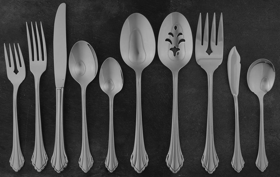Clarette (Stainless) 45 Piece Starter Set by Oneida Silver-1