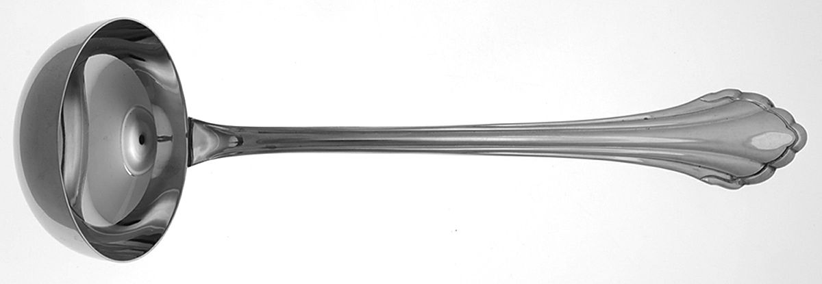 Clarette (Stainless) Solid Soup Ladle by Oneida Silver-1
