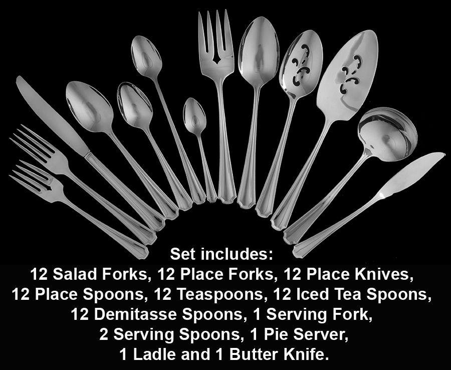 Clairhill-Fairhill (Silverplate, 1978) 90 Piece Set by Oneida Silver-1