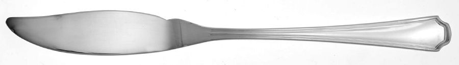 Clairhill-Fairhill (Silverplate, 1978) Flat Handle Master Butter Knife by Oneida Silver-1