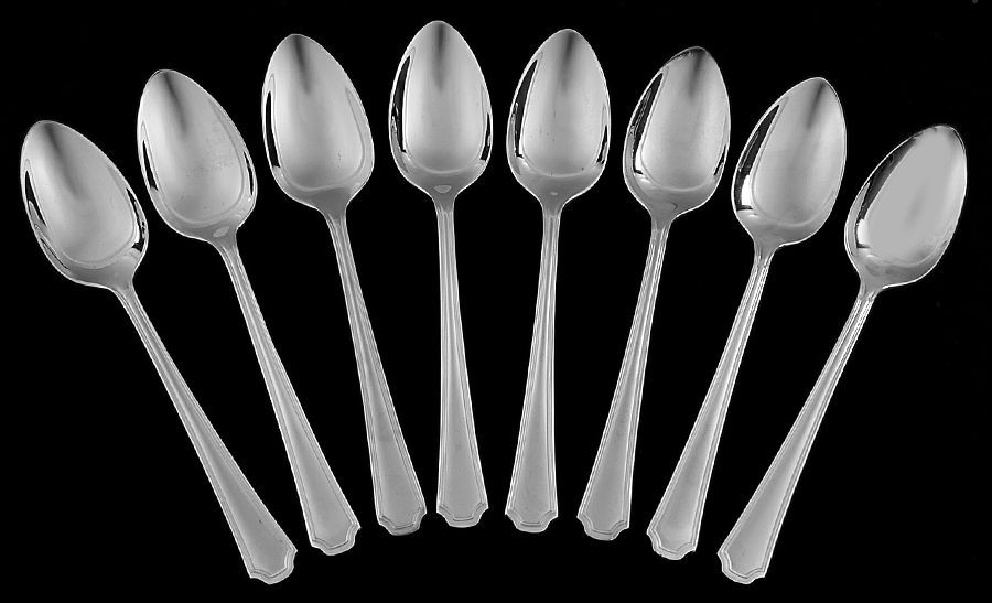 Clairhill-Fairhill (Silverplate, 1978) (Set Of 8) Demitasse Spoon by Oneida Silver-1