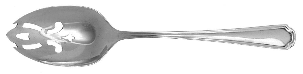 Clairhill-Fairhill (Silverplate, 1978) Pierced Tablespoon (Serving Spoon) by Oneida Silver-1