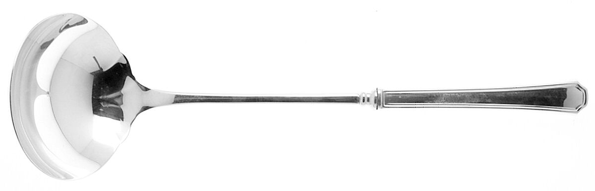 Clairhill-Fairhill (Silverplate, 1978) Hollow Handle Soup Ladle with Solid Bowl by Oneida Silver-1