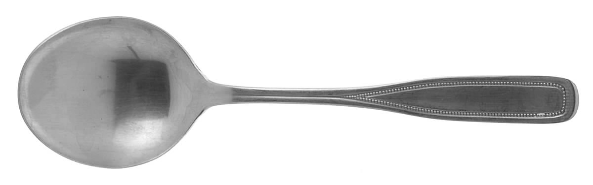 Classic Harmony (Stainless) Round Bowl Soup Spoon (Cream Soup) by Oneida Silver-1