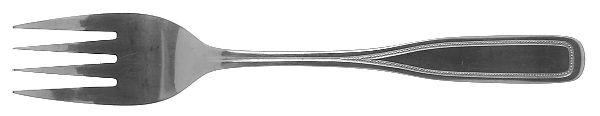 Classic Harmony (Stainless) Medium Solid Cold Meat Serving Fork by Oneida Silver-1