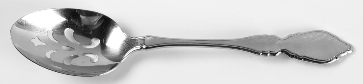 Classic Mood-Deauville-Prescott Pierced Tablespoon (Serving Spoon) by Oneida Silver-1