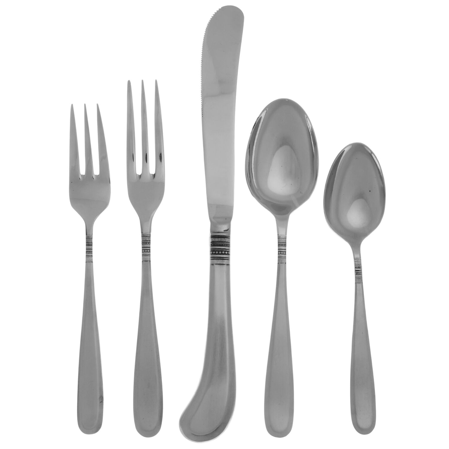 Classic Mood (Stainless, Northland) 5 Piece Place Setting by Oneida Silver-1
