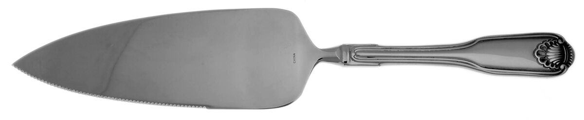 Classic Shell (Stainless) Pie Server with Serrated Stainless Blade HC by Oneida Silver-1