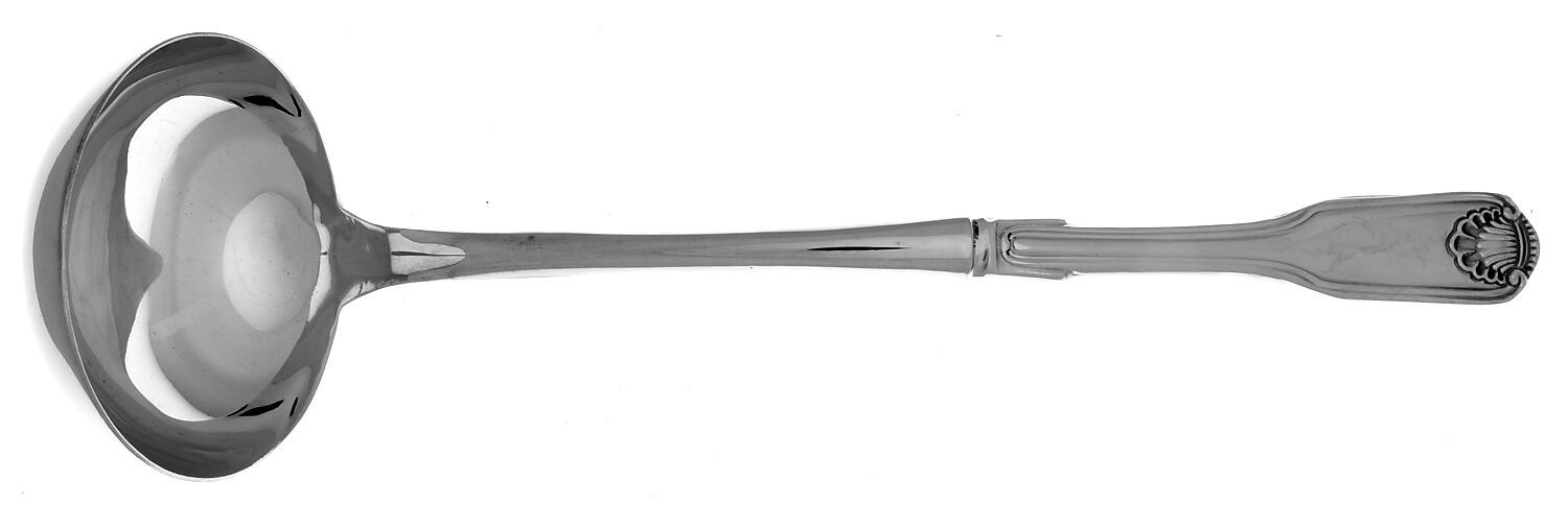 Classic Shell (Stainless) Soup Ladle with Stainless Bowl HC by Oneida Silver-1