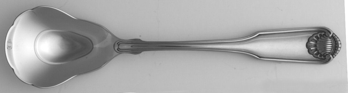 Classic Shell (Stainless) Sugar Shell Spoon by Oneida Silver-1