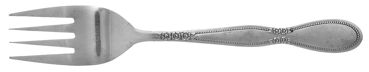 Colonial Boutique (Stainless) Medium Solid Cold Meat Serving Fork by Oneida Silver-1