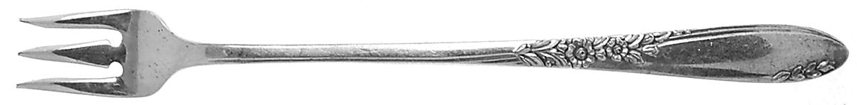 Country Lane (Silverplate, 1954) Cocktail/Seafood Fork by Oneida Silver-1
