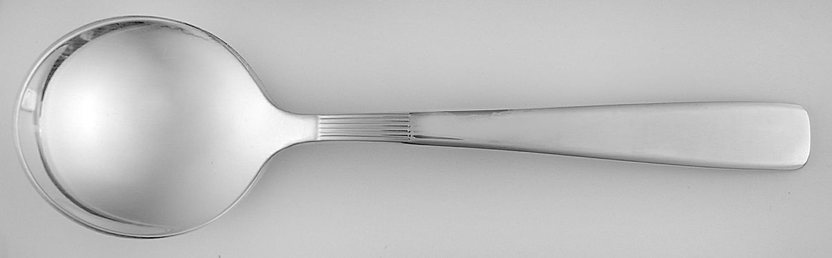 Colebrook (Silverplate) Round Bowl Soup Spoon (Bouillon) by Oneida Silver-1