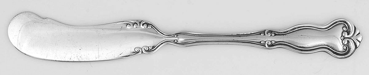 Colonial (Silverplate, 1908) Flat Handle Butter Spreader by Oneida Silver-1