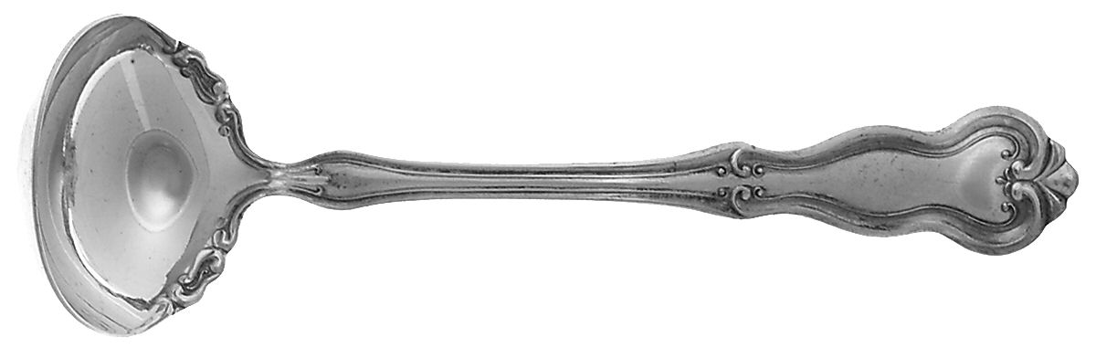 Colonial (Silverplate, 1908) Solid Piece Cream Ladle by Oneida Silver-1