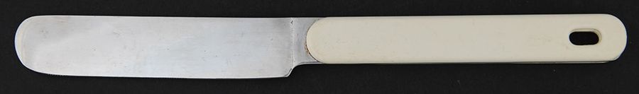 Colormate-White (Stainless) Blunt Solid Knife by Oneida Silver-1