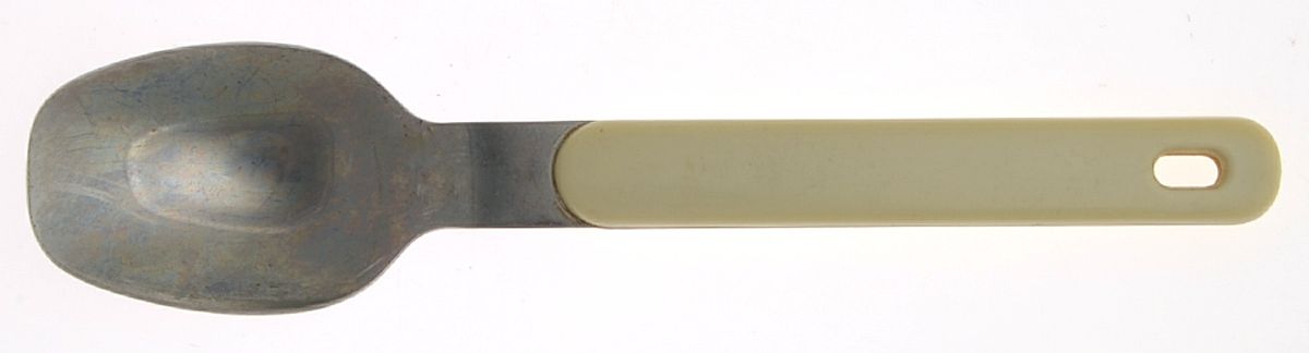 Colormate-White (Stainless) Place/Oval Soup Spoon by Oneida Silver-1