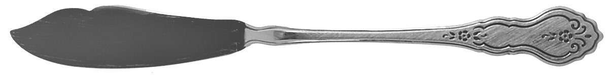 Country Medley (Stainless) Flat Handle Master Butter Knife by Oneida Silver-1