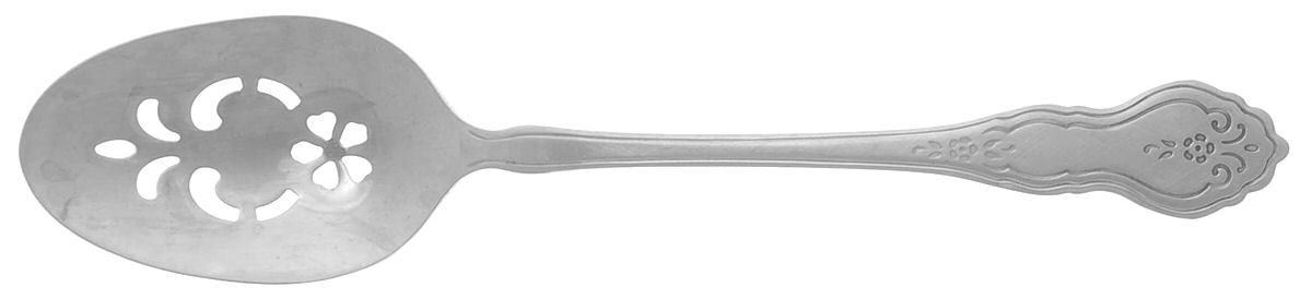 Country Medley (Stainless) Pierced Tablespoon (Serving Spoon) by Oneida Silver-1