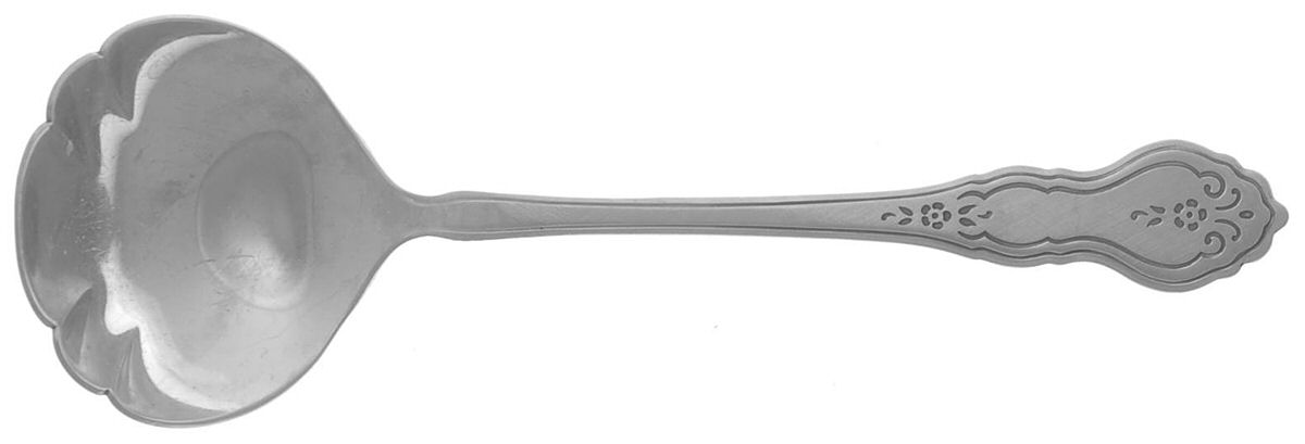 Country Medley (Stainless) Solid Gravy Ladle by Oneida Silver-1