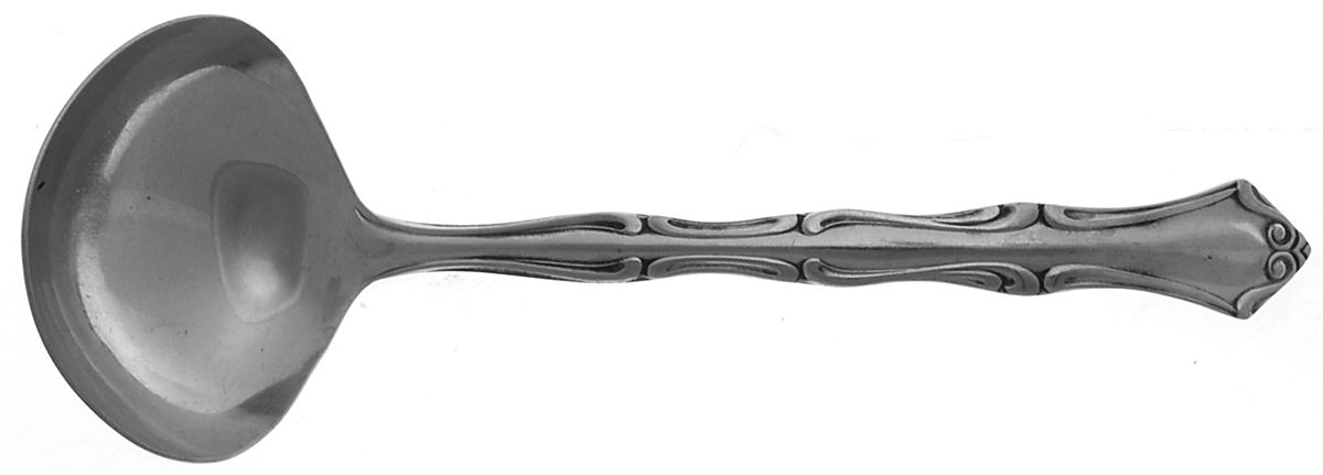 Colonial Mood (Stainless, Northland) Solid Gravy Ladle by Oneida Silver-1