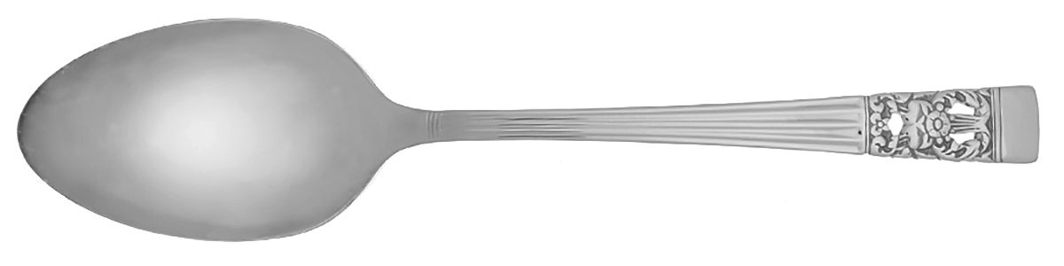 Coronation (Silverplate, 1936, No Mono) Spoon-Dessert/Oval Soup by Oneida Silver-1