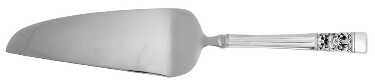 Coronation (Silverplate, 1936, No Mono) Pie and Cake Server with Stainless Blade HC by Oneida Silver-1