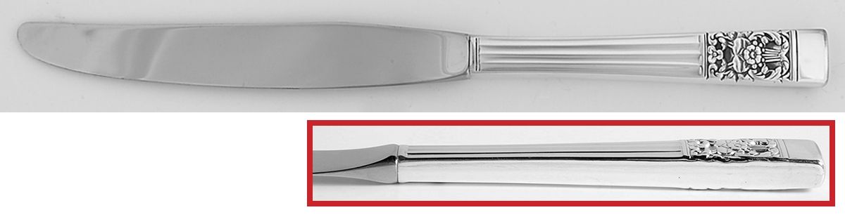 Coronation (Silverplate, 1936, No Mono) Hollow Modern Knife by Oneida Silver-1