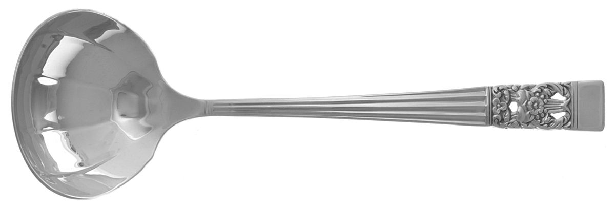Coronation (Silverplate, 1936, No Mono) Solid Gravy Ladle by Oneida Silver-1