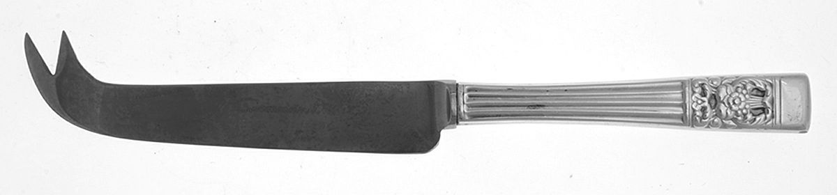 Coronation (Silverplate, 1936, No Mono) Cheese Knife with Stainless Blade by Oneida Silver-1