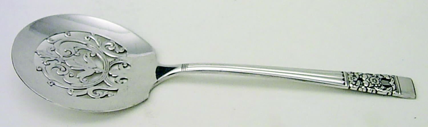 Coronation (Silverplate, 1936, No Mono) Tomato Server, Solid Piece by Oneida Silver-1