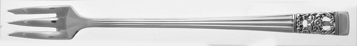 Coronation (Silverplate, 1936, No Mono) Cocktail/Seafood Fork by Oneida Silver-1