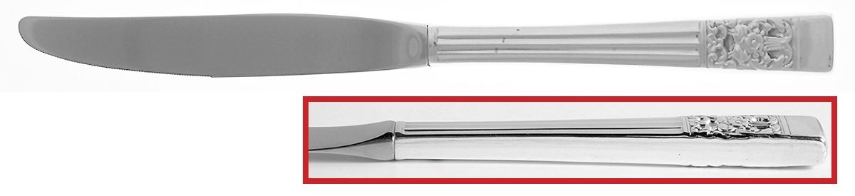Coronation (Silverplate, 1936, No Mono) Modern Hollow Knife by Oneida Silver-1