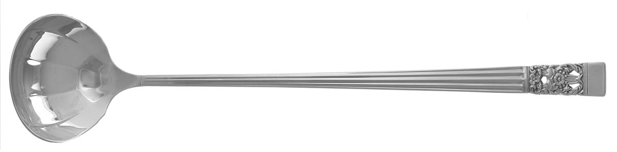 Coronation (Silverplate, 1936, No Mono) Solid Soup Ladle by Oneida Silver-1