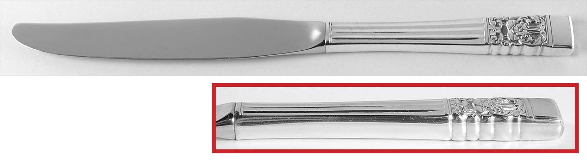 Coronation (Silverplate, 1936, No Mono) Modern Hollow Knife by Oneida Silver-1