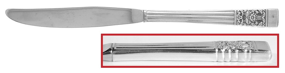 Coronation (Silverplate, 1936, No Mono) Modern Hollow Knife by Oneida Silver-1