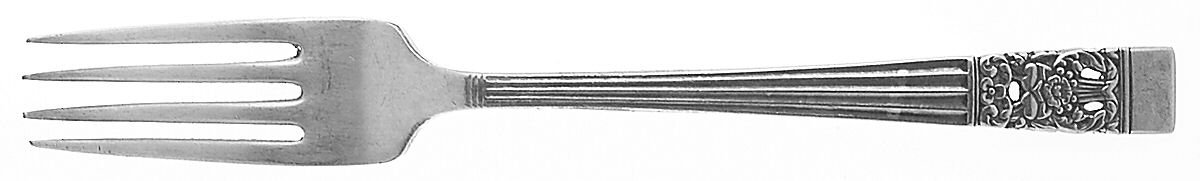 Coronation (Silverplate, 1936, No Mono) Fork by Oneida Silver-1