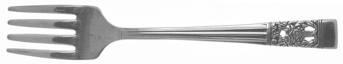 Coronation (Silverplate, 1936, No Mono) Baby Fork by Oneida Silver-1