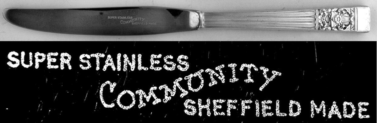 Coronation (Silverplate, 1936, No Mono) Hollow Modern Knife by Oneida Silver-1