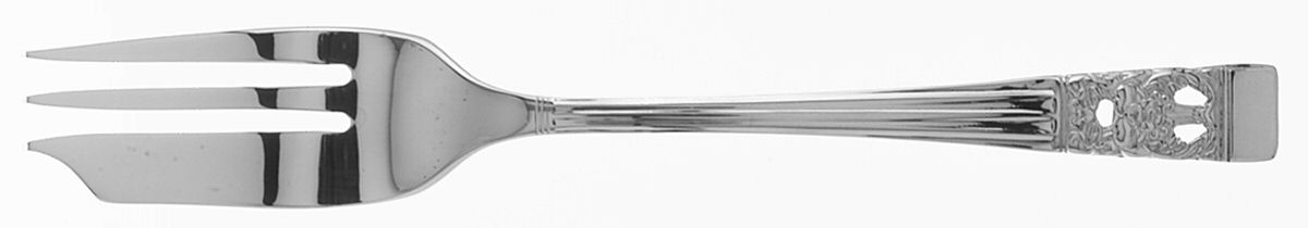 Coronation (Silverplate, 1936, No Mono) Individual Pie Fork by Oneida Silver-1