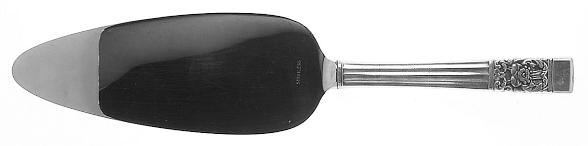 Coronation (Silverplate, 1936, No Mono) Pie Server with Stainless Blade by Oneida Silver-1