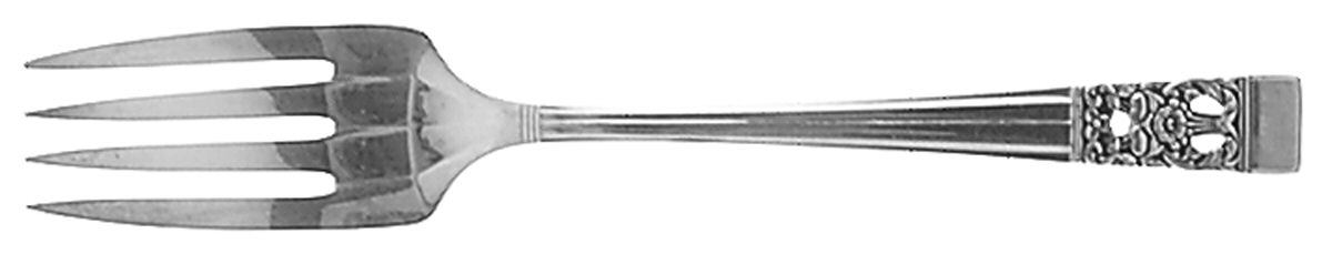 Coronation (Silverplate, 1936, No Mono) Individual Salad Fork by Oneida Silver-1