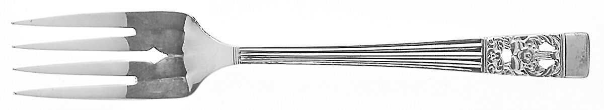 Coronation (Silverplate, 1936, No Mono) Individual Salad Fork by Oneida Silver-1