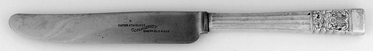 Coronation (Silverplate, 1936, No Mono) New French Hollow Knife by Oneida Silver-1