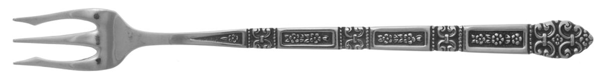 Coronation (Stainless, Black Accent) Cocktail/Seafood Fork by Oneida Silver-1