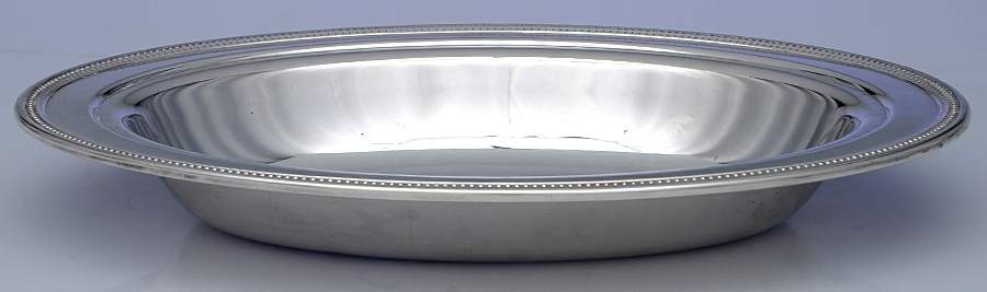 Colonial Suite (Silverplate, Hollowware) Double Vegetable Bowl-No Lid by Oneida Silver-1