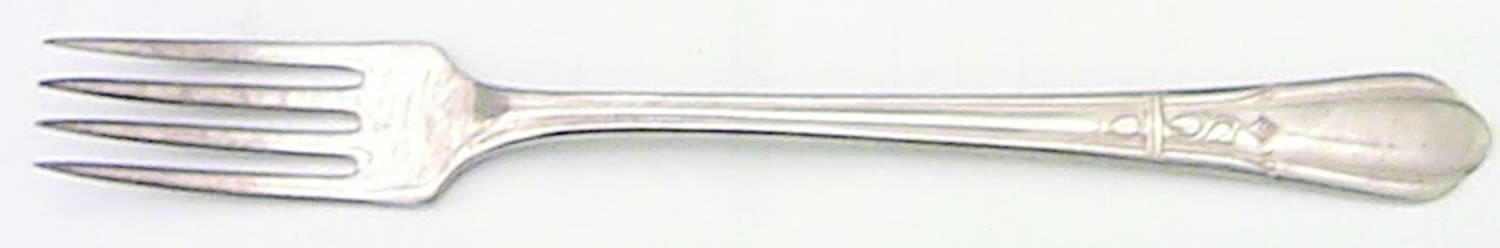 Countess II (Silverplate, 1936) Grille Fork (Viande) by Oneida Silver-1
