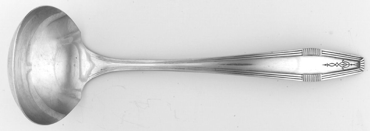 Countess I (Silverplate, 1929) Solid Gravy Ladle by Oneida Silver-1