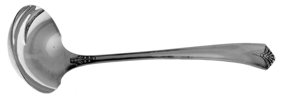 Courtney (Silverplate, 1935) Solid Gravy Ladle by Oneida Silver-1